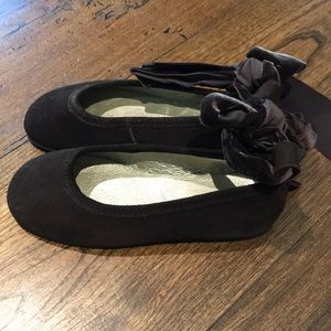 Jacadi girls brown ballet flats. Size 29